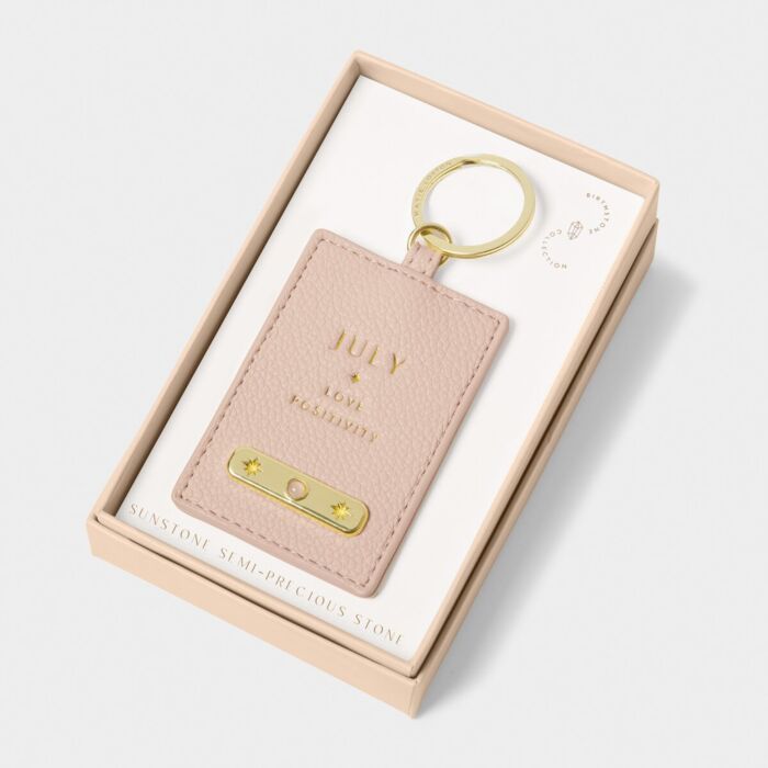 Katie Loxton Birthstone Keyring 'July'